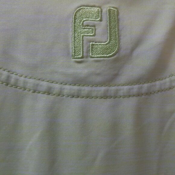 FootJoy Ryder Cup Alpine Kirkbrae Men’s Golf Polo Shirt Neon Green Size 2XL - Picture 5 of 5